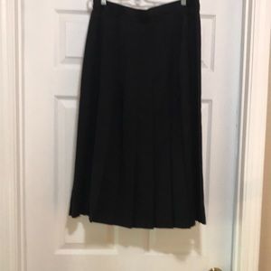 Vintage Justin B Jones black pleated skirt